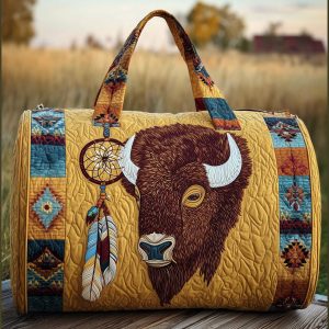 Native Buffalo Quilted Duffle Bag GFTOTP10749