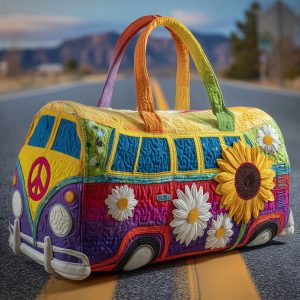 Hippie Journey Quilted Duffle Bag GFTOTP10823