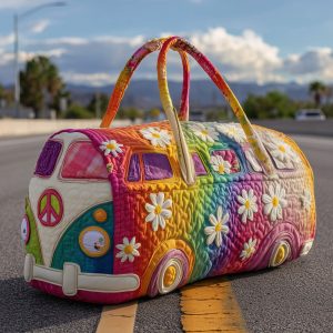 Hippie Journey Quilted Duffle Bag GFTOTP10823