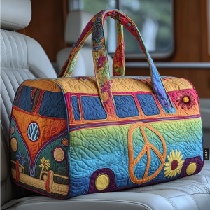Hippie Van Quilted Duffle Bag GFTOTP10608