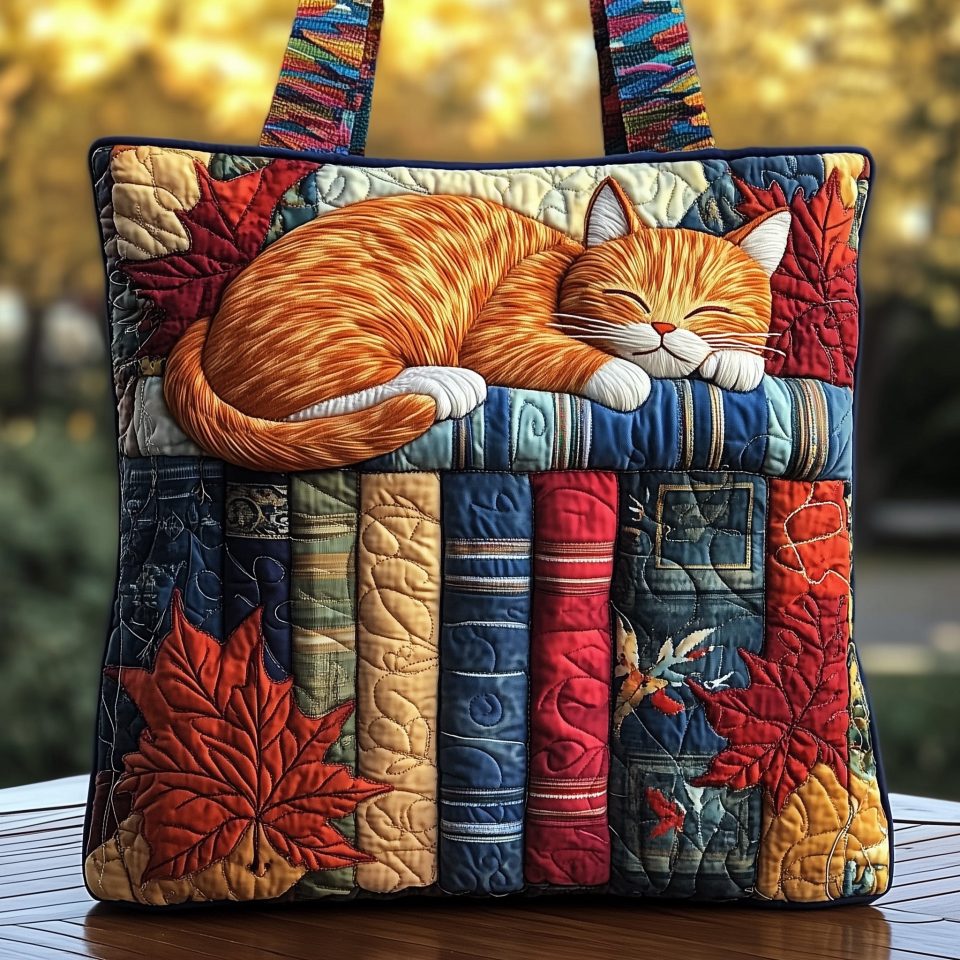Cat Tales Quilted Tote Bag GFTONT1259